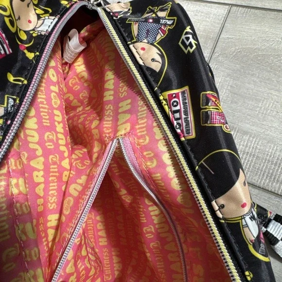 GWEN STEFANI HARAJUKU LOVERS Tote Cross Body Shoulder Bag ANIME Vintage Black - Picture 11 of 16